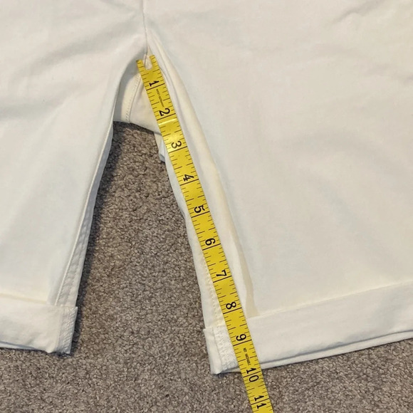 NWT Loft Outlet Bermuda Roll Short White 2 - Picture 6 of 15